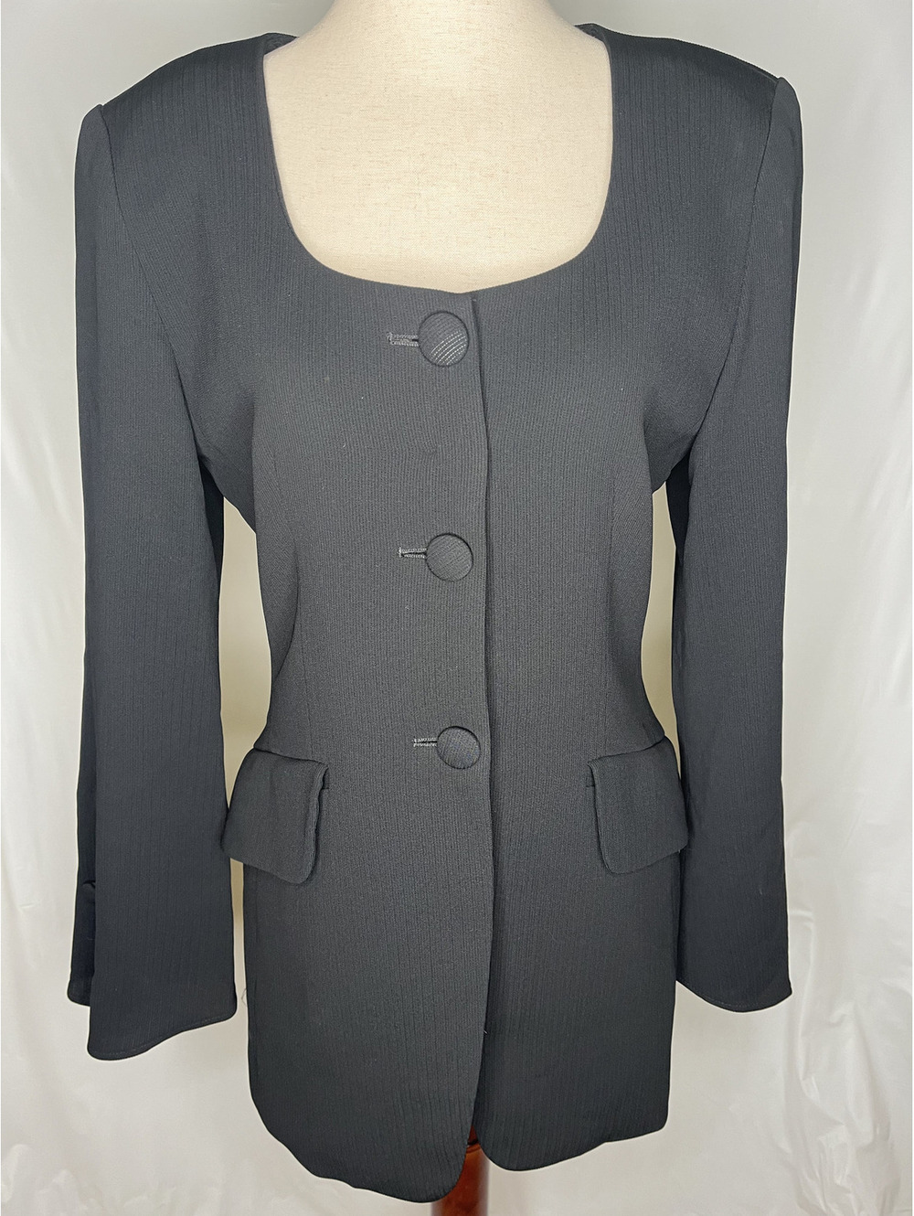 Preloved a.b.s. Women's Black Jacket Size 4